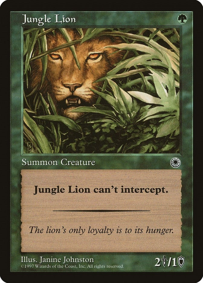 Image for Jungle Lion [Portal] - Magic: The Gathering