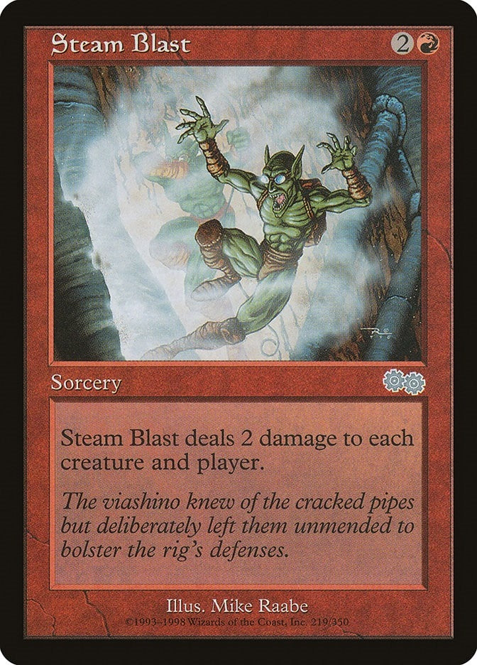Image for Steam Blast (219) [Urza's Saga] - Magic: The Gathering