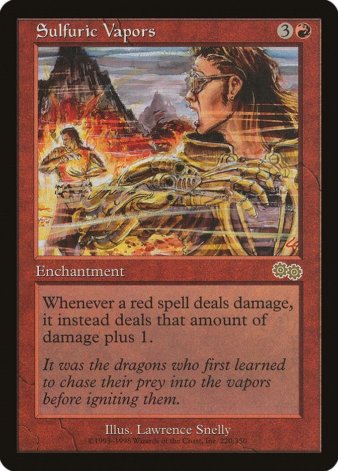 Image for Sulfuric Vapors (220) [Urza's Saga] - Magic: The Gathering