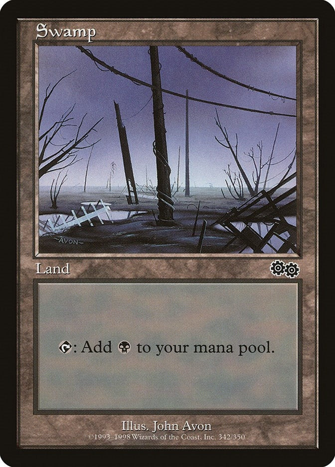 Image for Swamp (342) (342) [Urza's Saga] - Magic: The Gathering