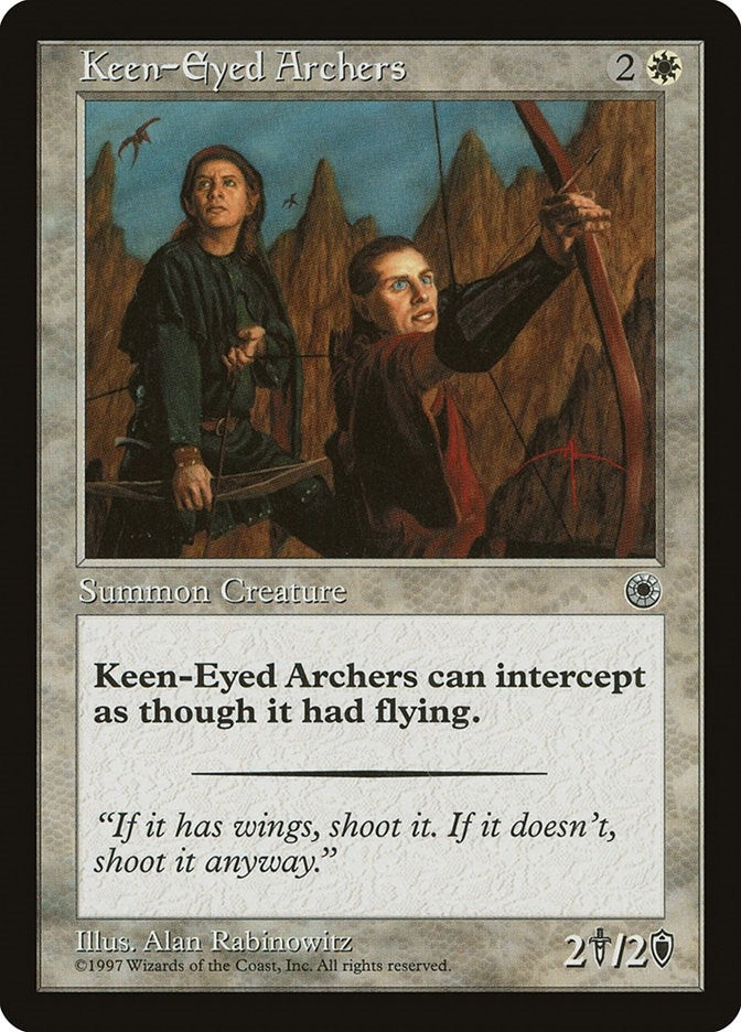 Image for Keen-Eyed Archers [Portal] - Magic: The Gathering