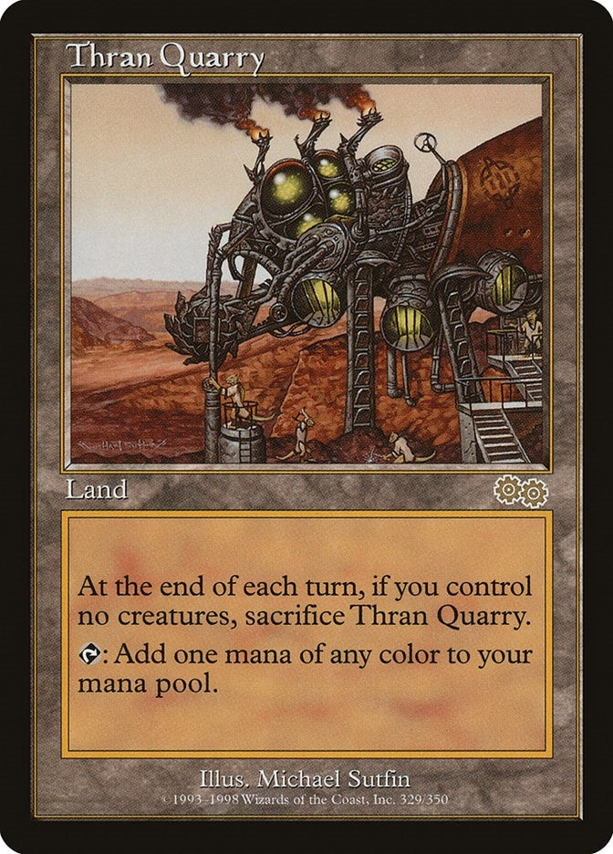 Image for Thran Quarry (329) [Urza's Saga] - Magic: The Gathering