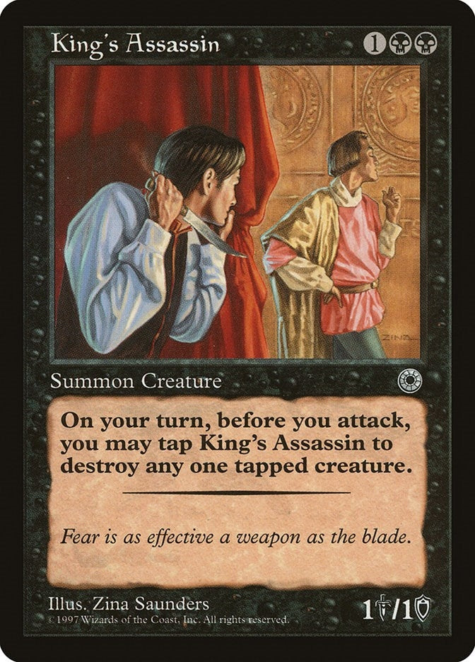 Image for King's Assassin [Portal] - Magic: The Gathering