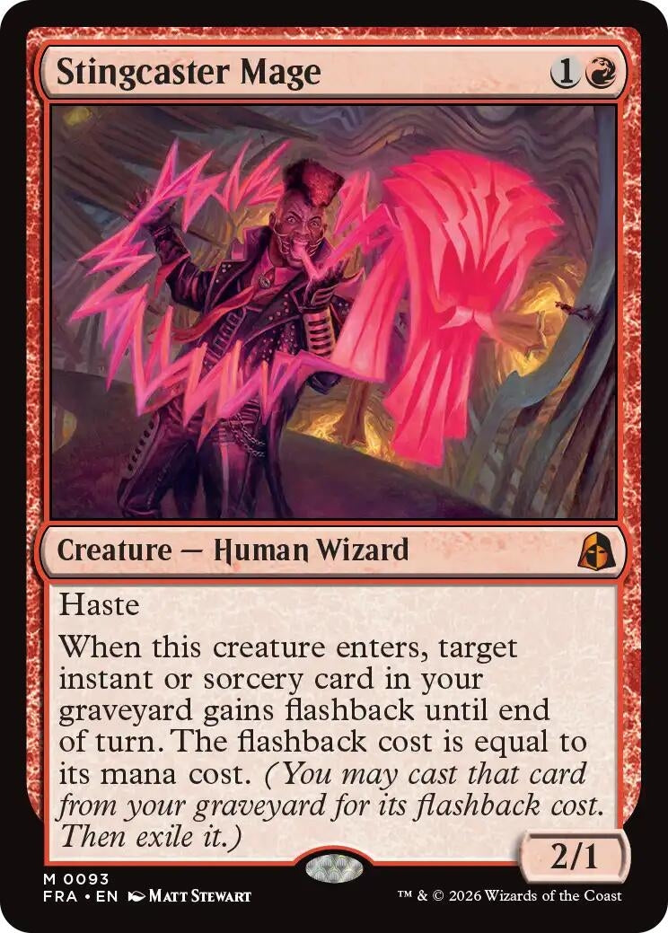 Image for Stingcaster Mage (93) [Reality Fracture] (FRA) - Magic: The Gathering