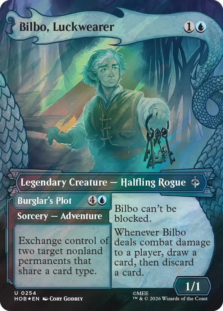 Image for Bilbo, Luckwearer (Showcase) (Surge Foil) (254) [The Hobbit] (HOB) - Magic: The Gathering