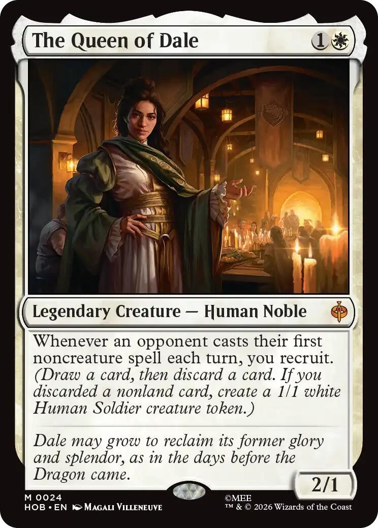 Image for The Queen of Dale (24) [The Hobbit] (HOB) - Magic: The Gathering