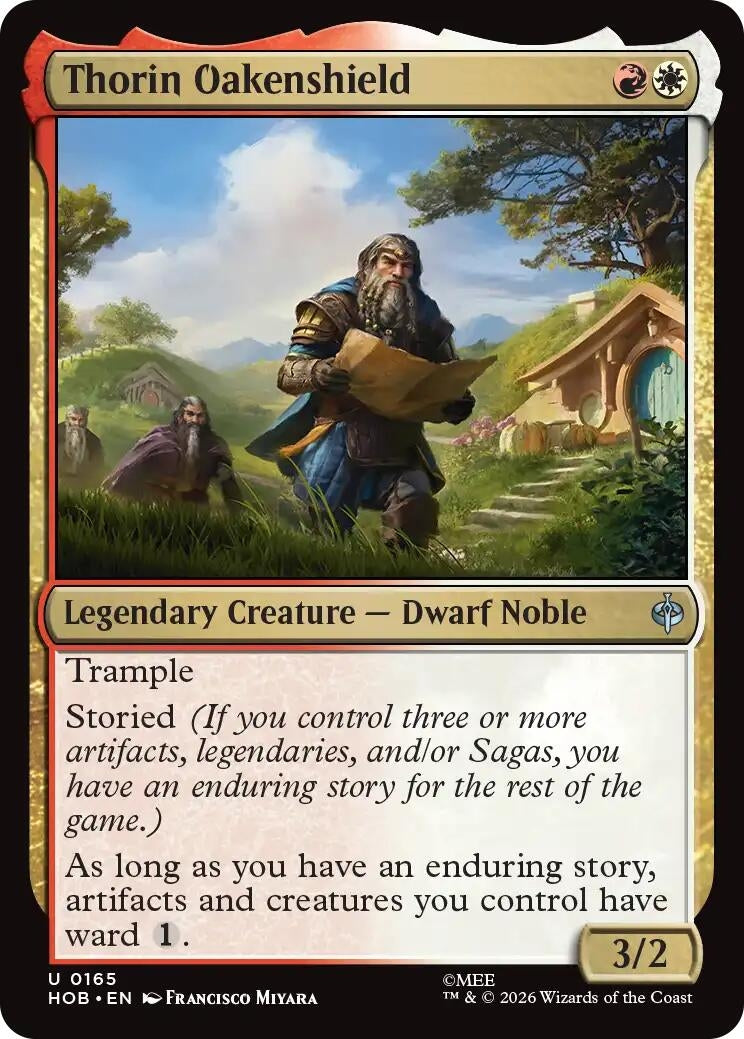 Image for Thorin Oakenshield (165) [The Hobbit] (HOB) - Magic: The Gathering