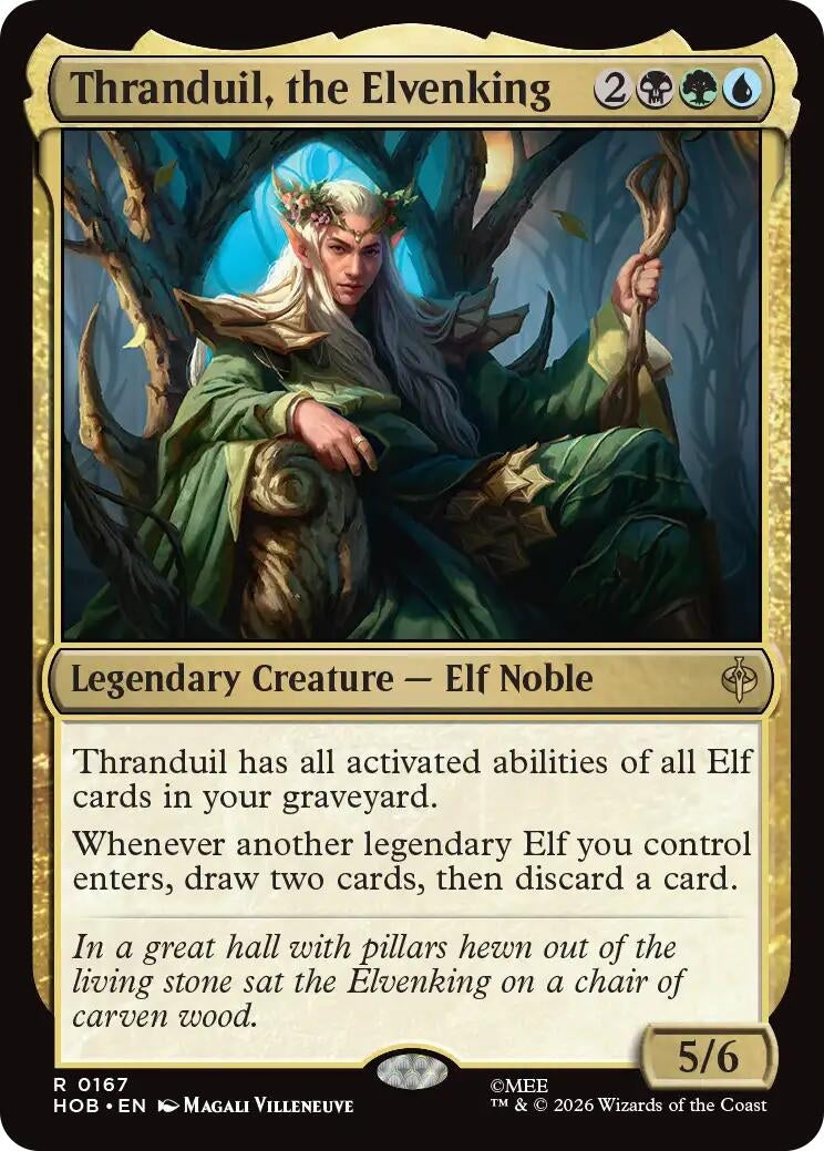 Image for Thranduil, the Elvenking (167) [The Hobbit] (HOB) - Magic: The Gathering