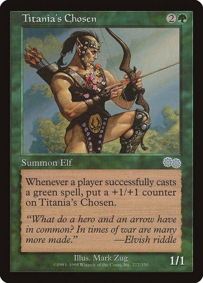 Image for Titania's Chosen (277) [Urza's Saga] - Magic: The Gathering