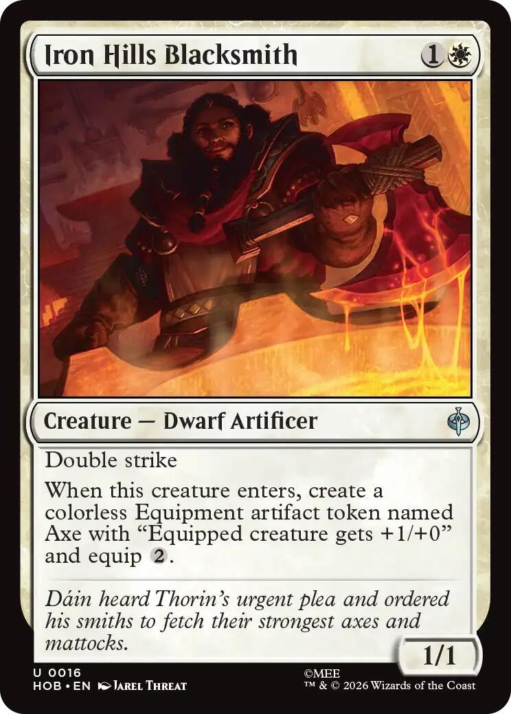 Image for Iron Hills Blacksmith (16) [The Hobbit] (HOB) - Magic: The Gathering