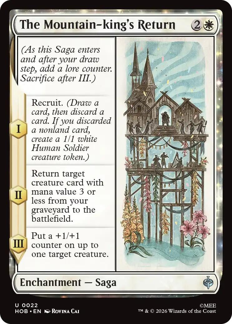 Image for The Mountain-king's Return (22) [The Hobbit] (HOB) - Magic: The Gathering
