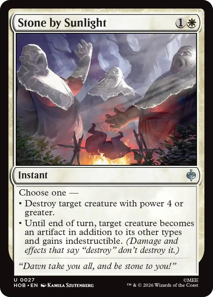 Image for Stone by Sunlight (27) [The Hobbit] (HOB) - Magic: The Gathering
