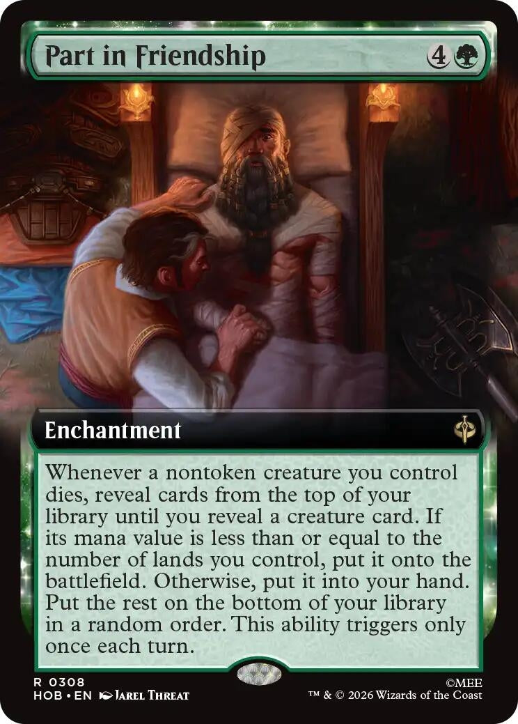 Image for Part in Friendship (Extended Art) (308) [The Hobbit] (HOB) - Magic: The Gathering