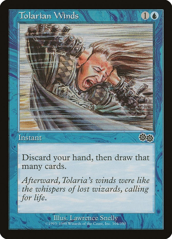 Image for Tolarian Winds (104) [Urza's Saga] - Magic: The Gathering