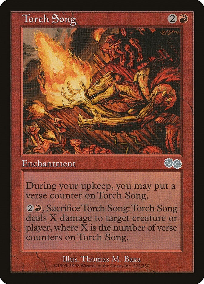 Image for Torch Song (222) [Urza's Saga] - Magic: The Gathering