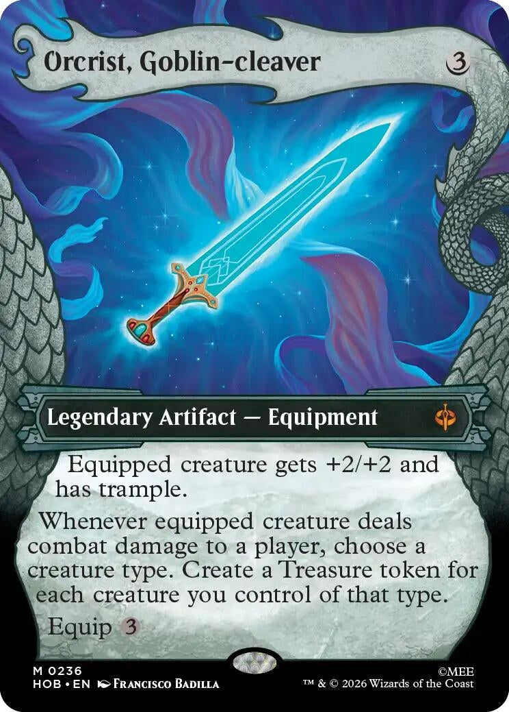 Image for Orcrist, Goblin-cleaver (Showcase) (236) [The Hobbit] (HOB) - Magic: The Gathering