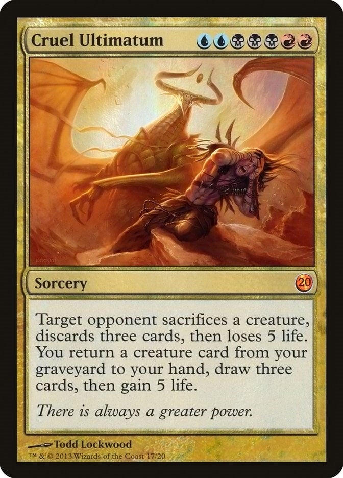 Image for Cruel Ultimatum (17) [From the Vault: Twenty] - Magic: The Gathering