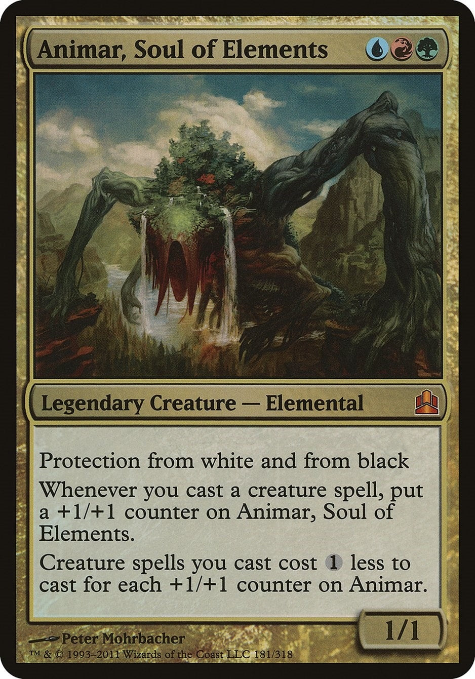 Image for Animar, Soul of Elements (Commander) (181) [Oversize Cards] - Magic: The Gathering