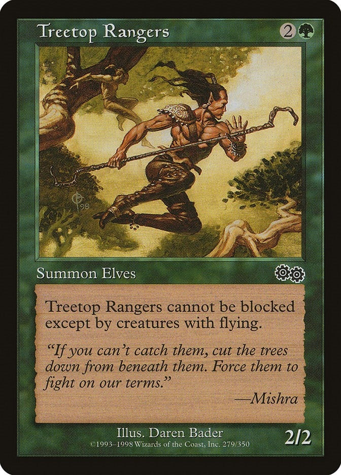 Image for Treetop Rangers (279) [Urza's Saga] - Magic: The Gathering