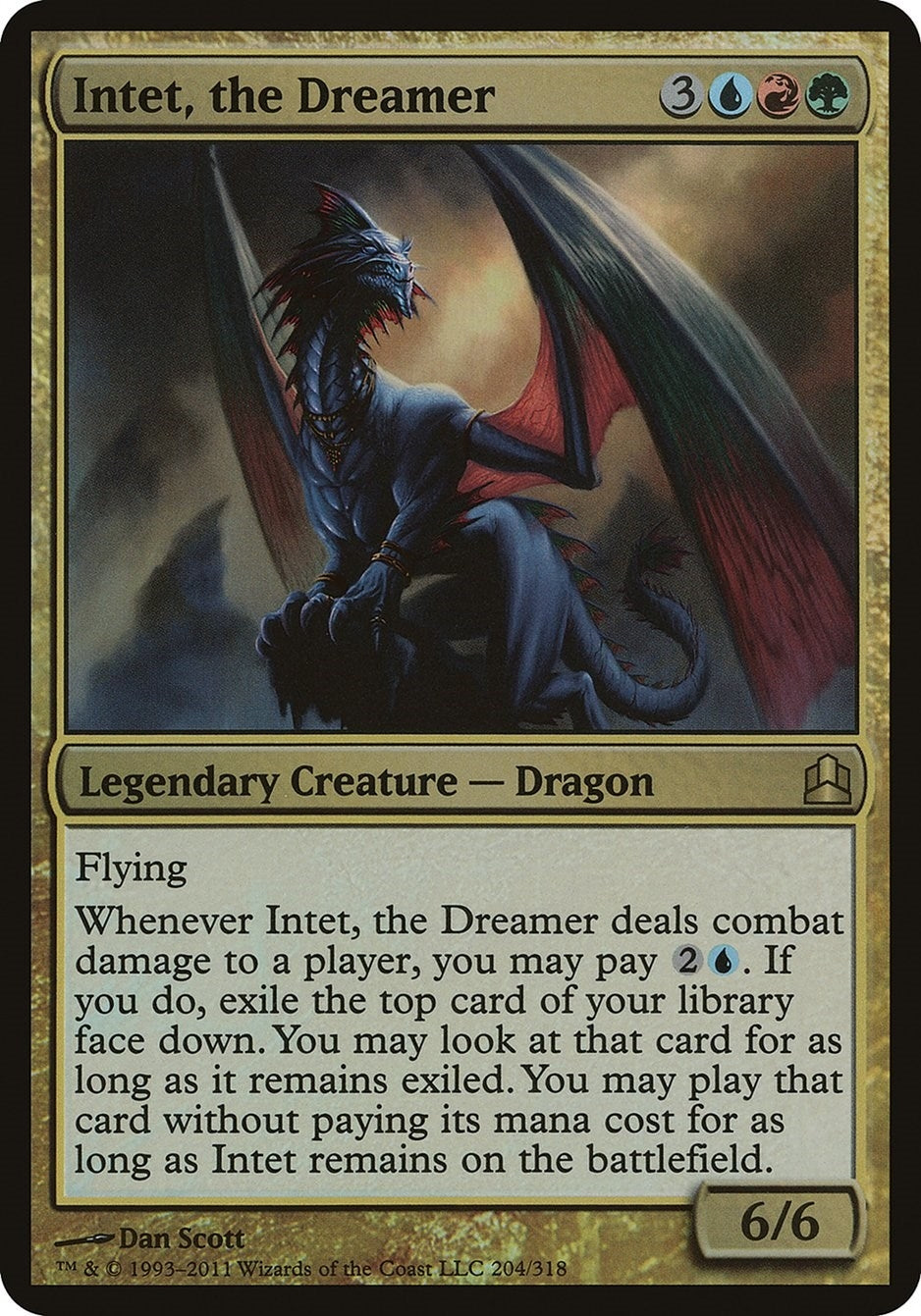 Image for Intet, the Dreamer (Commander) [Oversize Cards] - Magic: The Gathering