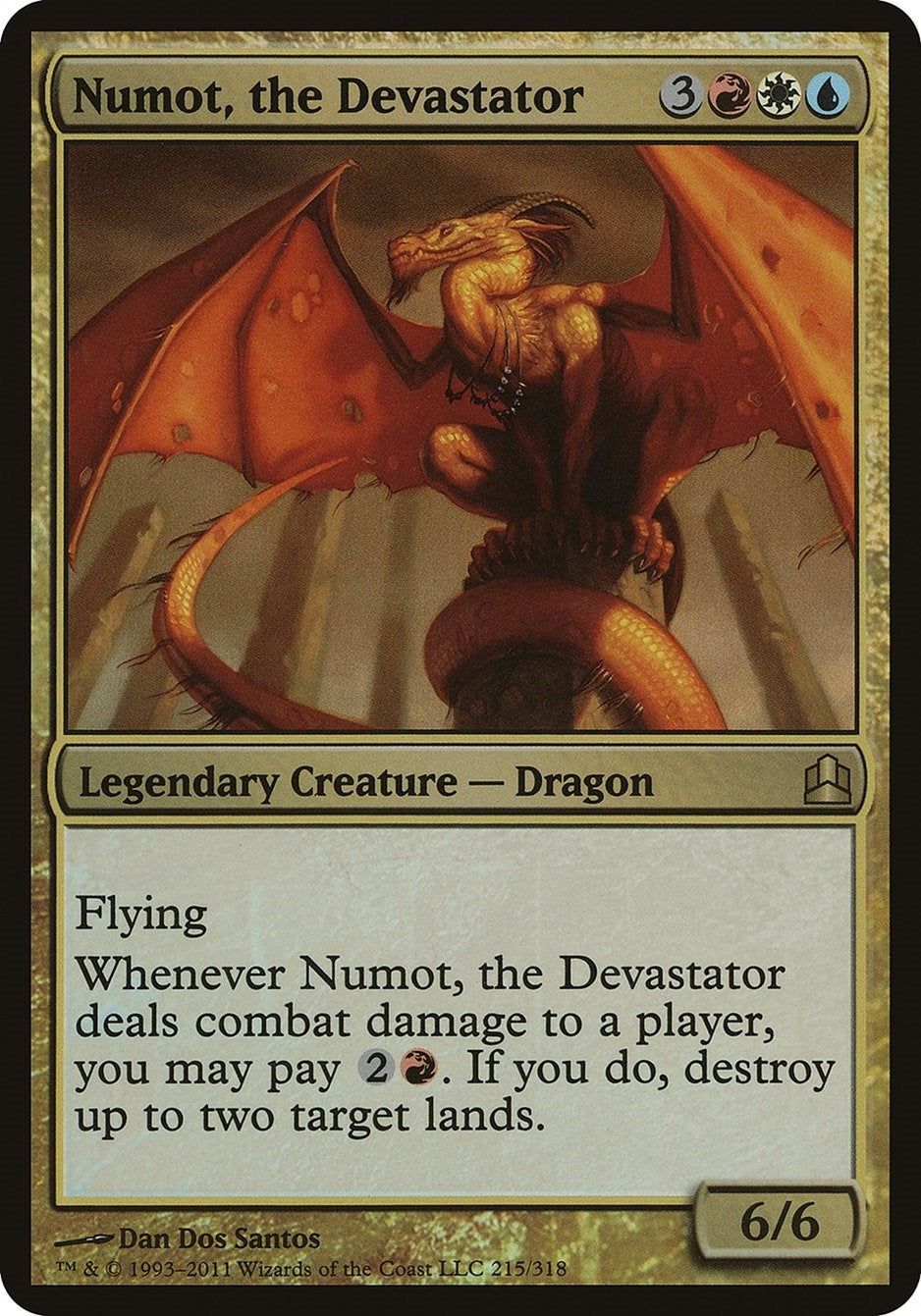 Image for Numot, the Devastator (Commander) [Oversize Cards] - Magic: The Gathering