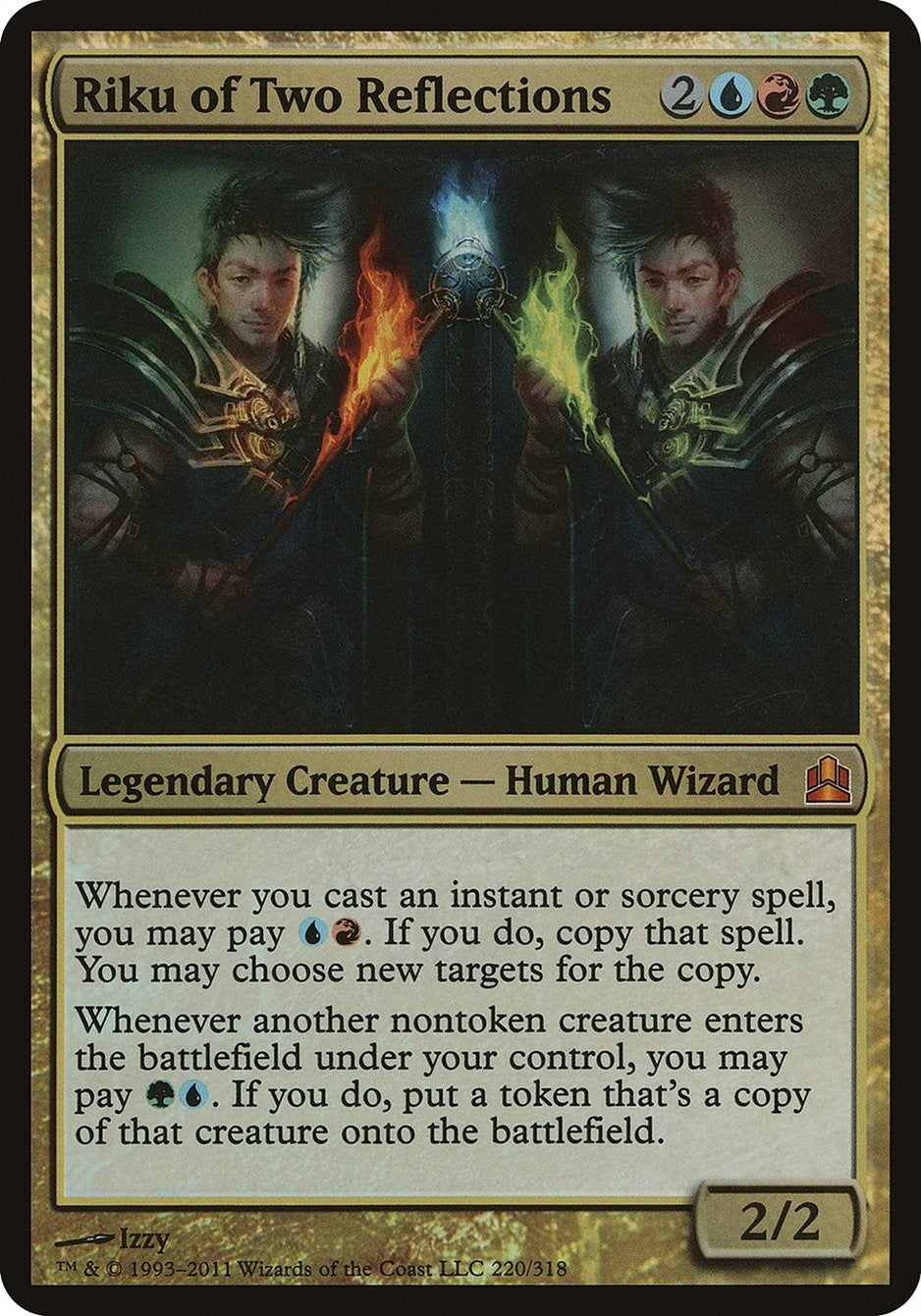 Image for Riku of Two Reflections (Commander) (220) [Oversize Cards] - Magic: The Gathering