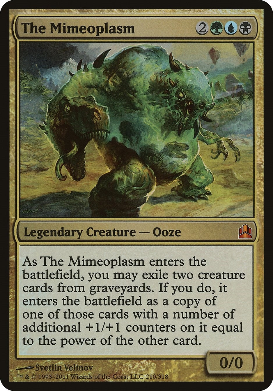 Image for The Mimeoplasm (Commander) (210) [Oversize Cards] - Magic: The Gathering
