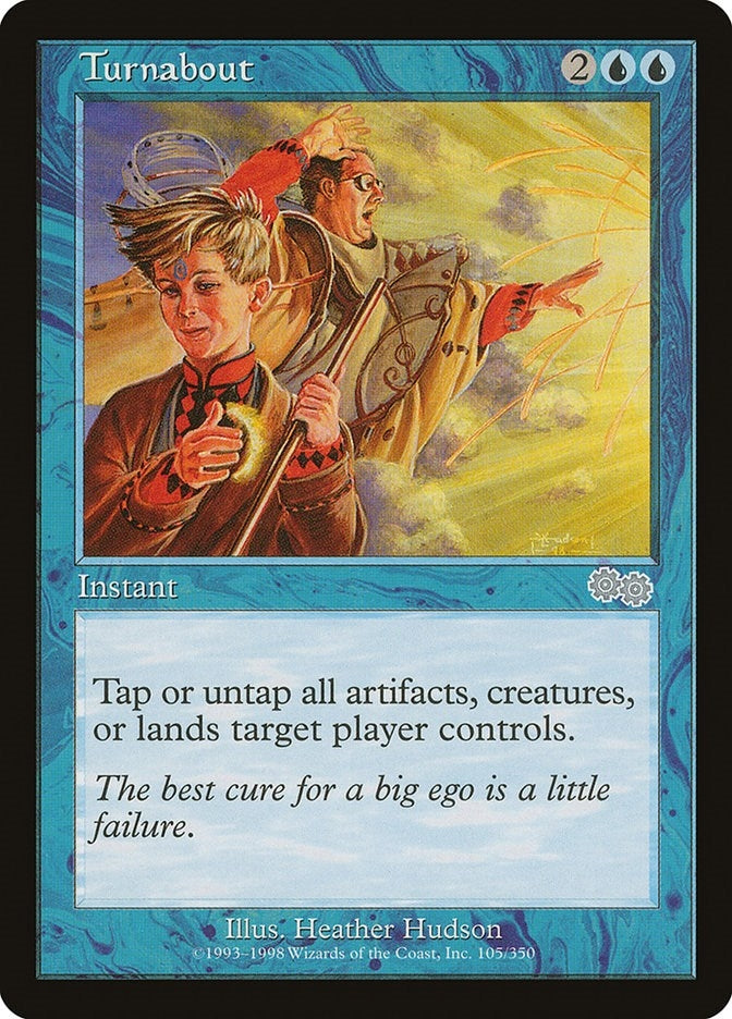 Image for Turnabout (105) [Urza's Saga] - Magic: The Gathering