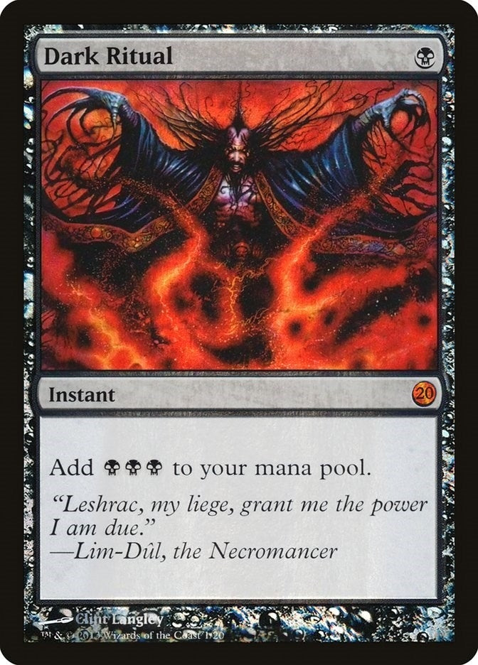 Image for Dark Ritual (1) [From the Vault: Twenty] - Magic: The Gathering