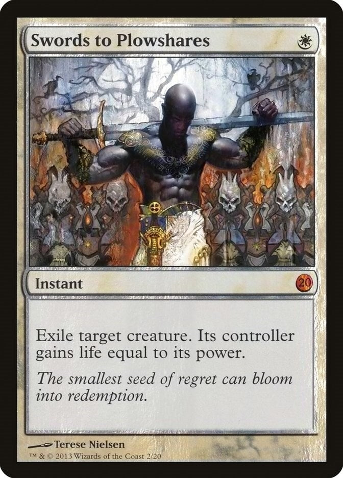 Image for Swords to Plowshares (2) [From the Vault: Twenty] - Magic: The Gathering