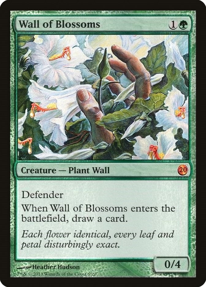 Image for Wall of Blossoms (6) [From the Vault: Twenty] - Magic: The Gathering