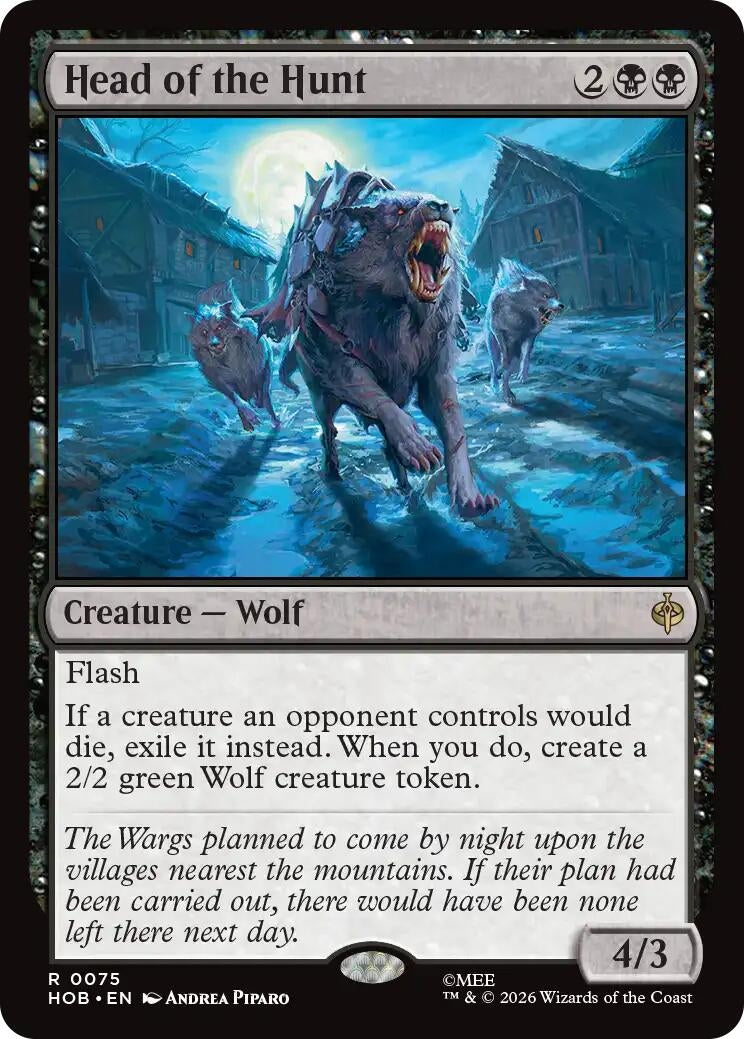 Image for Head of the Hunt (75) [The Hobbit] (HOB) - Magic: The Gathering