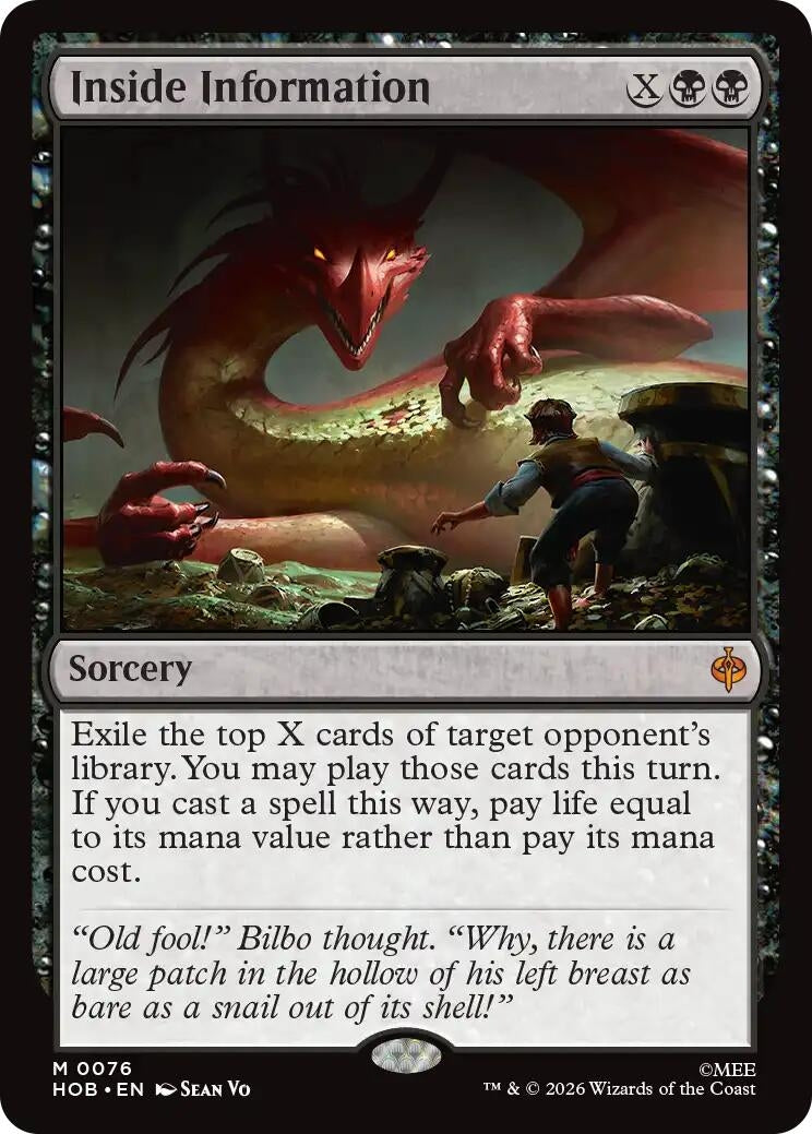 Image for Inside Information (76) [The Hobbit] (HOB) - Magic: The Gathering