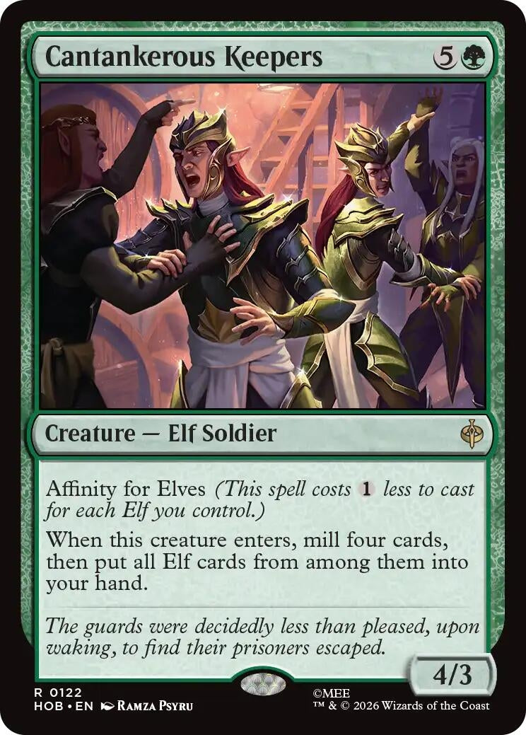 Image for Cantankerous Keepers (122) [The Hobbit] (HOB) - Magic: The Gathering