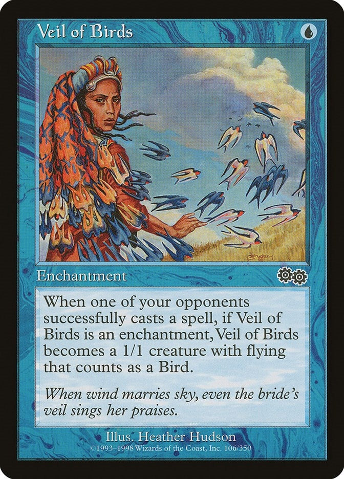 Image for Veil of Birds (106) [Urza's Saga] - Magic: The Gathering