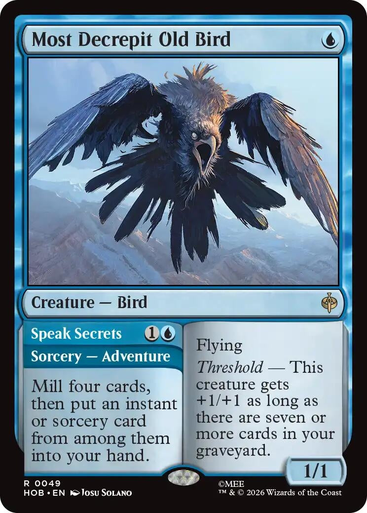 Image for Most Decrepit Old Bird (49) [The Hobbit] (HOB) - Magic: The Gathering