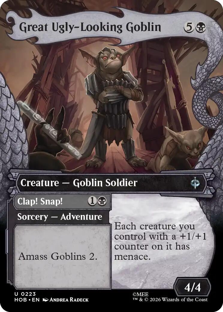 Image for Great Ugly-Looking Goblin (Showcase) (223) [The Hobbit] (HOB) - Magic: The Gathering