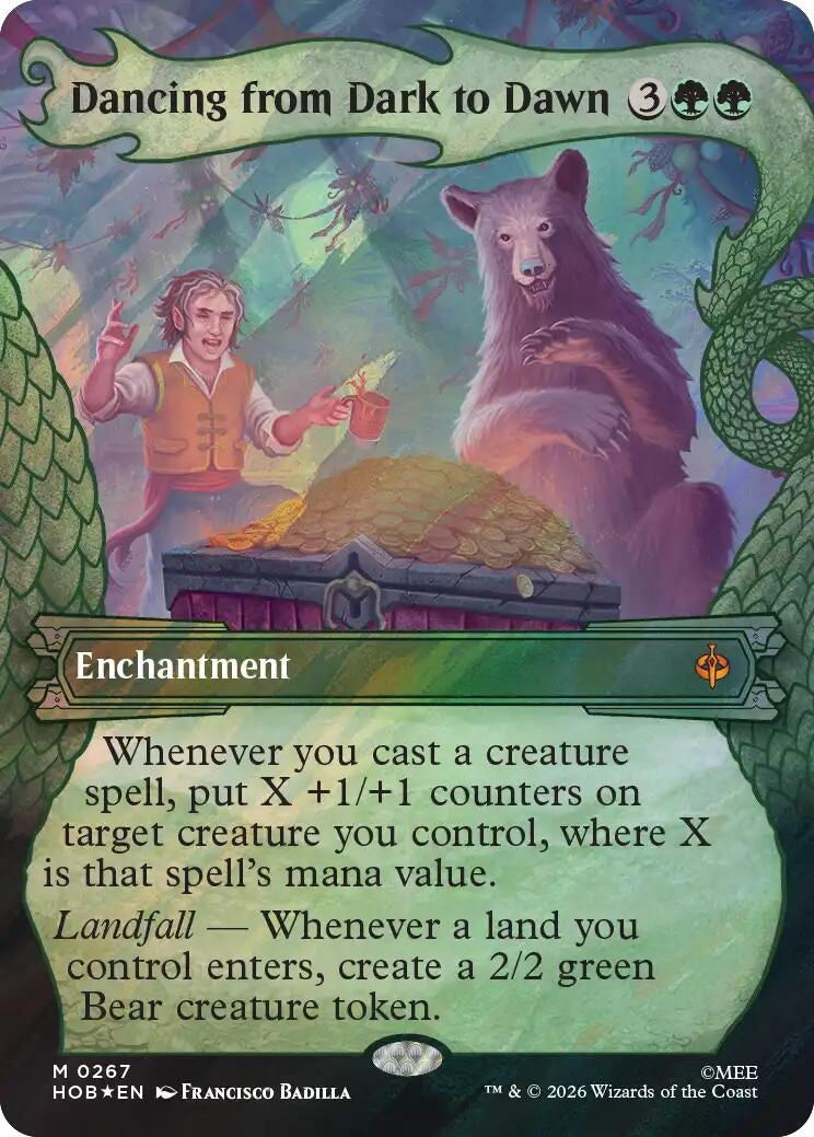 Image for Dancing from Dark to Dawn (Showcase) (Surge Foil) (267) [The Hobbit] (HOB) - Magic: The Gathering