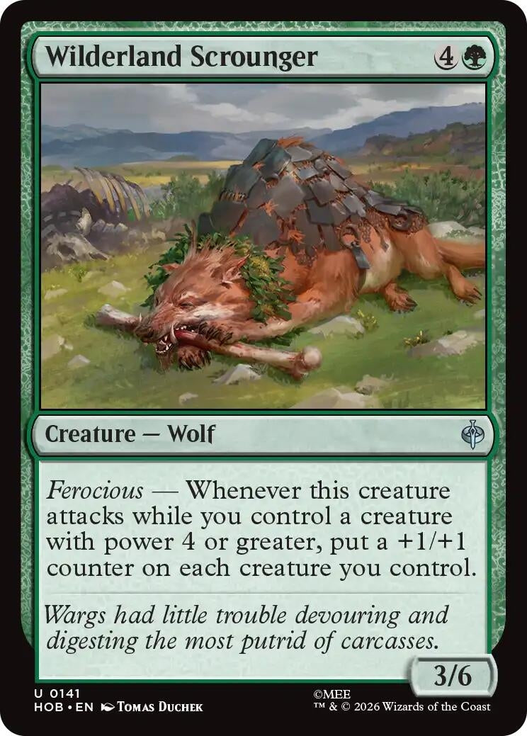 Image for Wilderland Scrounger (141) [The Hobbit] (HOB) - Magic: The Gathering