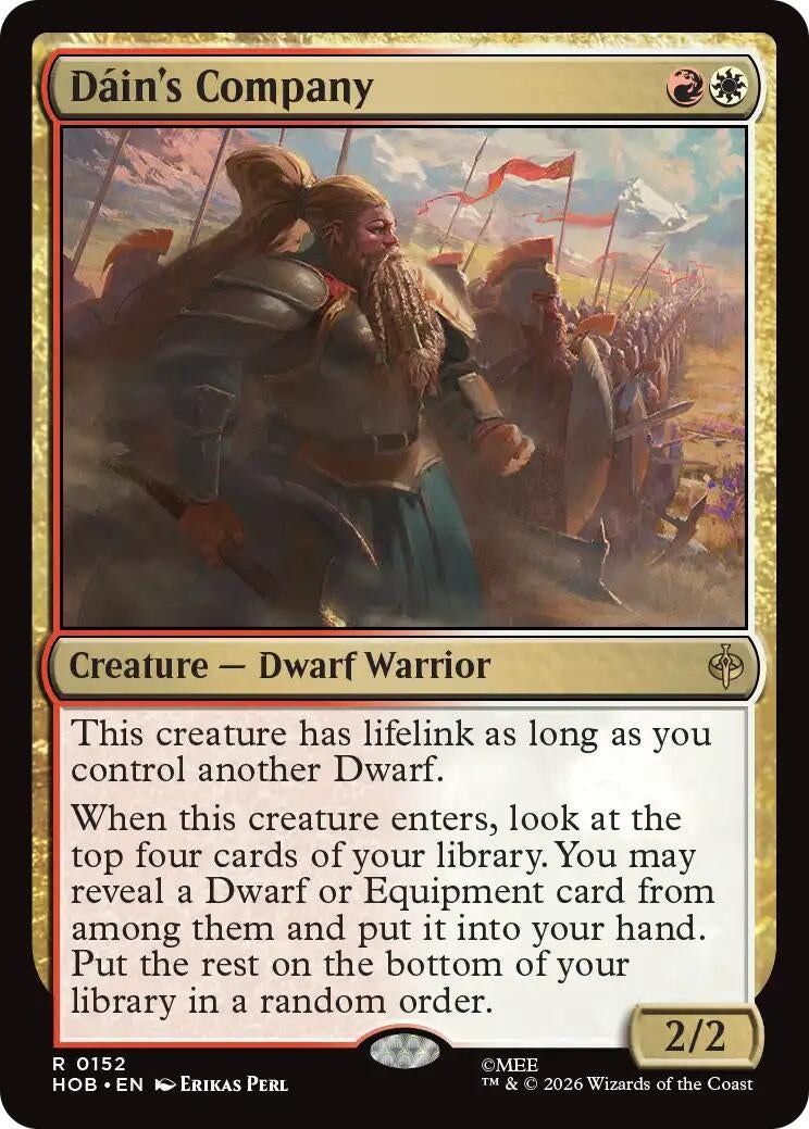 Image for Dain's Company (152) [The Hobbit] (HOB) - Magic: The Gathering