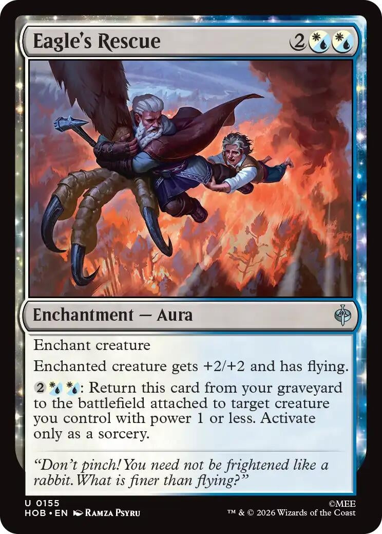 Image for Eagle's Rescue (155) [The Hobbit] (HOB) - Magic: The Gathering