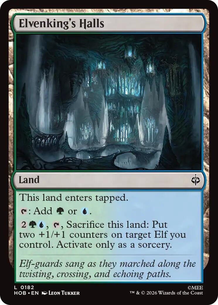 Image for Elvenking's Halls (182) [The Hobbit] (HOB) - Magic: The Gathering