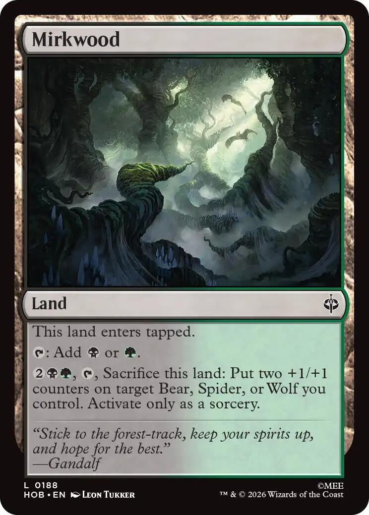 Image for Mirkwood (188) [The Hobbit] (HOB) - Magic: The Gathering