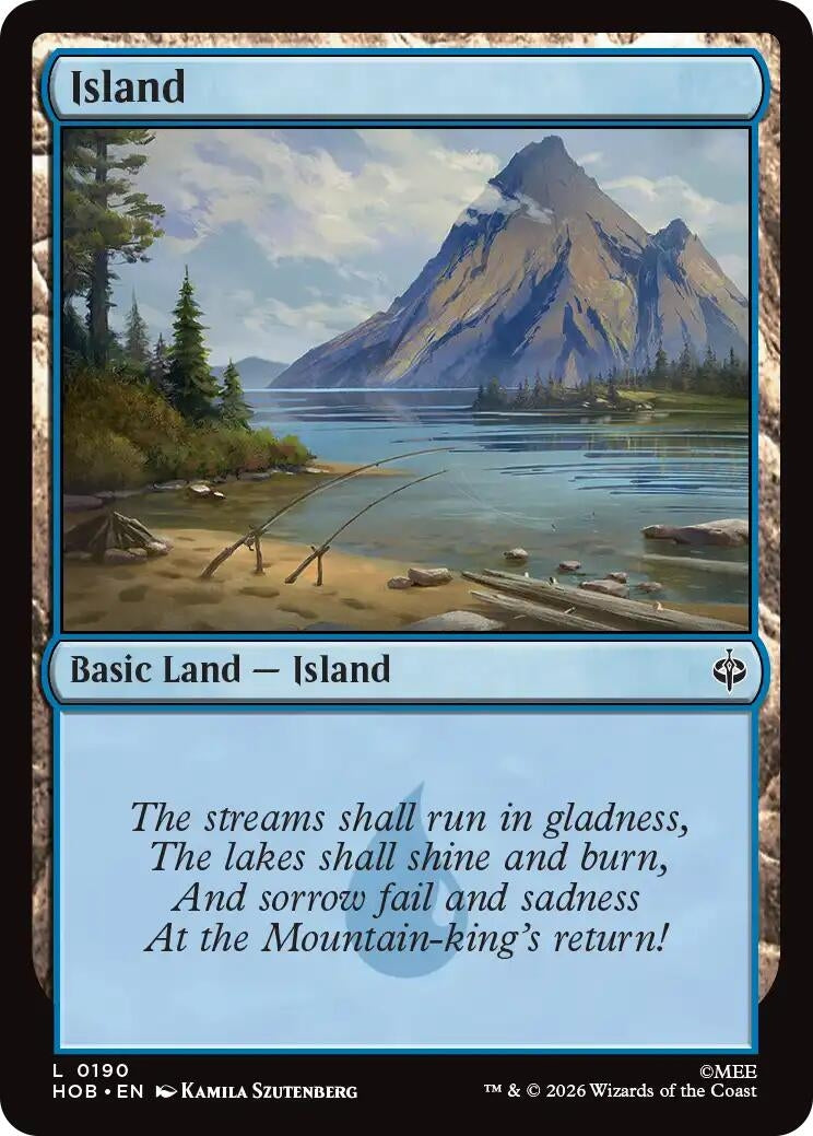 Image for Island (0190) (190) [The Hobbit] (HOB) - Magic: The Gathering