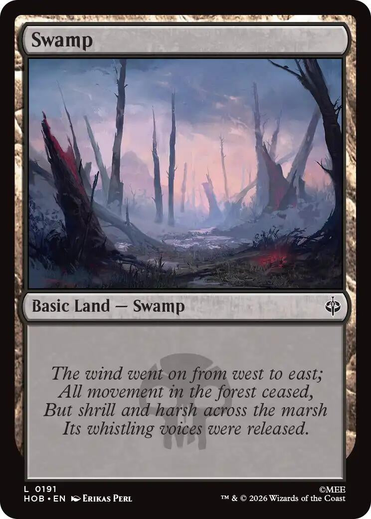 Image for Swamp (0191) (191) [The Hobbit] (HOB) - Magic: The Gathering