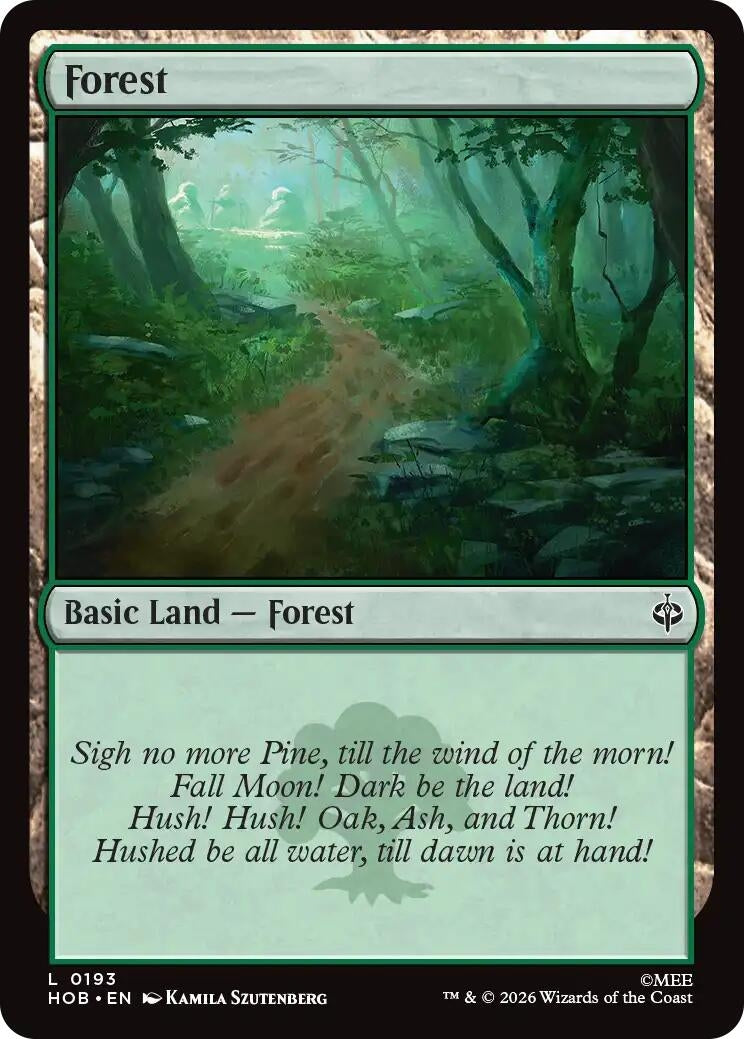 Image for Forest (0193) (193) [The Hobbit] (HOB) - Magic: The Gathering