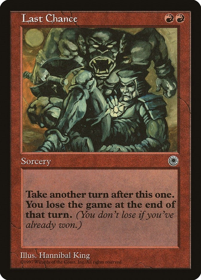 Image for Last Chance [Portal] - Magic: The Gathering