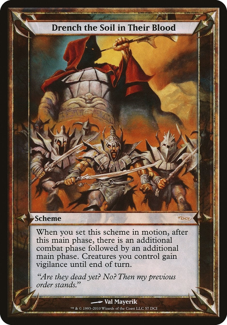 Image for Drench the Soil in Their Blood (WPN & Gateway) [Oversize Cards] - Magic: The Gathering
