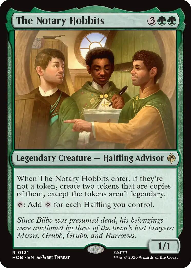 Image for The Notary Hobbits (131) [The Hobbit] (HOB) - Magic: The Gathering