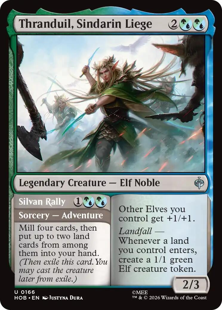 Image for Thranduil, Sindarin Liege (166) [The Hobbit] (HOB) - Magic: The Gathering
